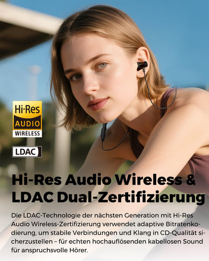 SoundPEATS Q40HD Bluetooth In-Ear-Kopfhörer mit LDAC und IP67