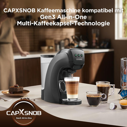 CAPXSNOB Warriors1 SV835L 5-in-1 Kapselmaschine, 20 bar