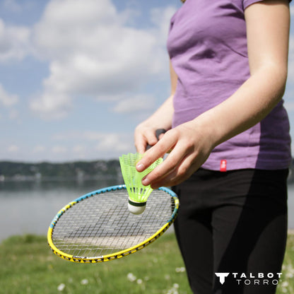 Talbot-Torro Badminton-Set Family mit 4 Schlägern und Netz