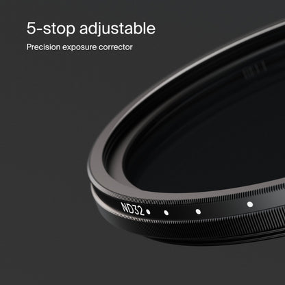 Urth 72mm Variabler Graufilter ND2-32 ND Filter Plus+