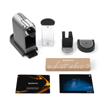 NESPRESSO Krups CitiZ Espressomaschine - Silber XN741B