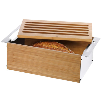 WMF Gourmet Brotkasten - Bambus Schneidebrett Brotbox