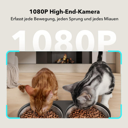 PETLIBRO 5L Katzen Futterautomat mit Kamera & 2 Näpfen