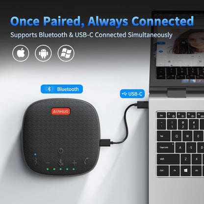 AIRHUG 01 Bluetooth Konferenzlautsprecher mit Mikrofon, USB-C