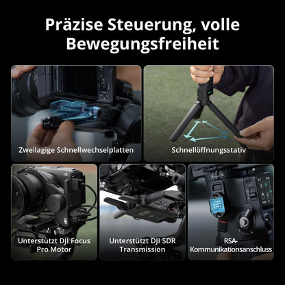 DJI RS 5 Combo Gimbal-Stabilisator mit Tracking-Modul