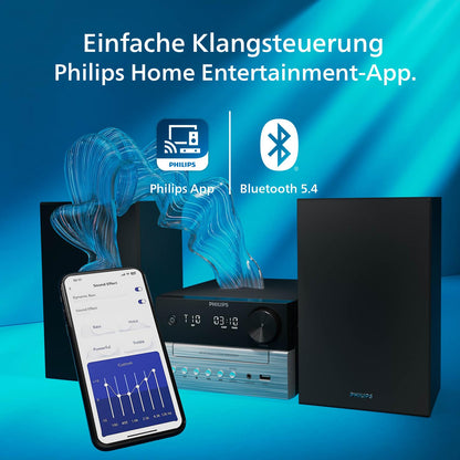 Philips TAM3205M2 HiFi Mikroanlage – CD, USB, Bluetooth