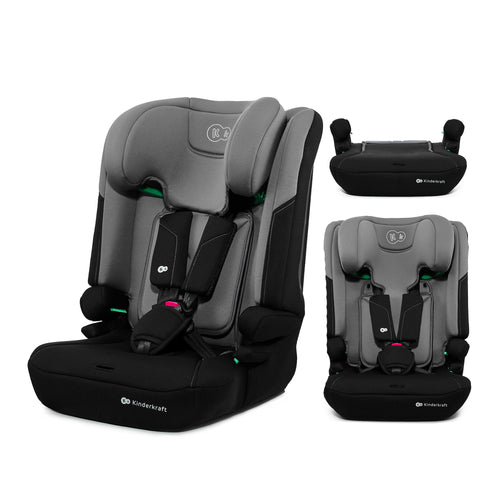 Kinderkraft I-COMFY Kindersitz i-Size 76–150 cm, Dunkelgrau