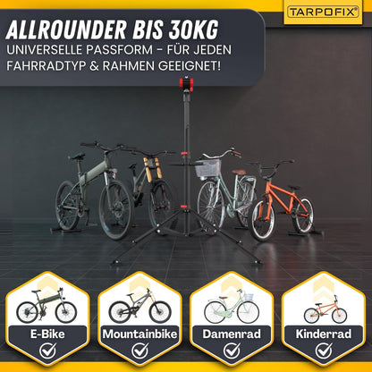 Tarpofix Velo Montageständer bis 30 kg, höhenverstellbar und faltbar