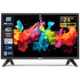 RCA Fernseher 24 Zoll (60 cm) LED HD – Triple Tuner Hotelmodell: Schlanker, schwarzer HD-TV mit Triple Tuner (DVB-T/C/S2).