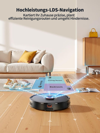 Airzeen Q10 Pro Saugroboter mit Wischfunktion und Absaugstation