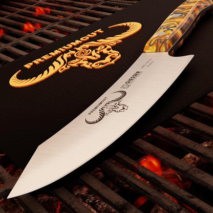 Giesser PremiumCut Chefs No 1 Kochmesser 20 cm Spicy Orange