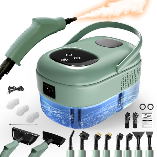 TwoOases Dampfreiniger Handgerät TC-SC-001, 3 bar, weiss – für chemikalienfreie Dampfreinigung