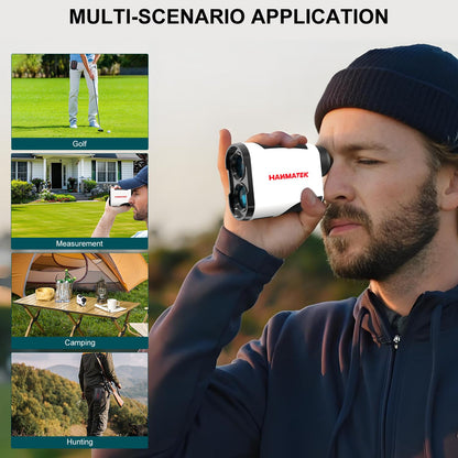 HANMATEK GR1200 Golf-Entfernungsmesser mit Neigungsmessung