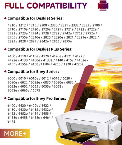 Sunnieink 305 XL Druckerpatronen kompatibel für HP 305 schwarz/farbig