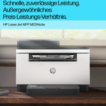 HP LaserJet MFP M234sdw Multifunktionslaserdrucker Grau-Weiss