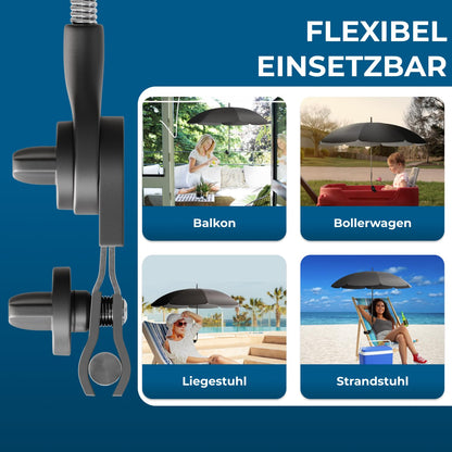 STYNGARD Stuhl-Sonnenschirm SAN FRANCISCO mit Universal-Klemme UV 50+