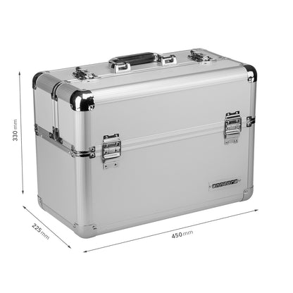 anndora Werkzeugkoffer lang Universal L45x23x34 cm - Silber