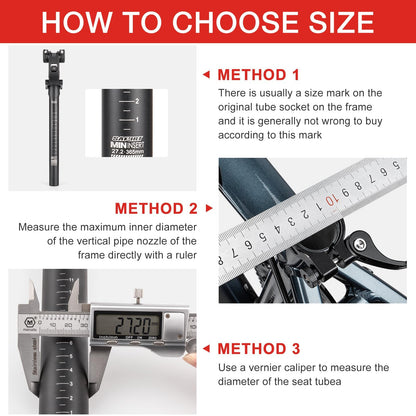 KONG MING CAR Parallelogramm-Sattelstütze – Ø27.2mm
