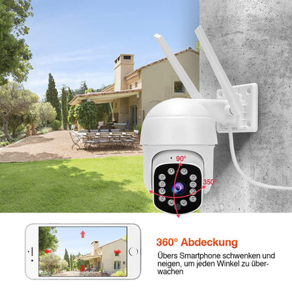HiKam A9 2023 Aussen WLAN Überwachungskamera - 2K Schwenkbar