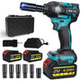 L1NXIXI Akku-Schlagschrauber 1000 Nm 1/2 Zoll für Makita 18V mit Akku und LED-Leuchte