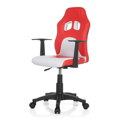 hjh OFFICE Teen Game AL Kinderdrehstuhl - Rot/Weiss