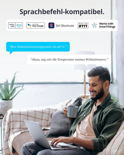 SwitchBot Matter Wetterstation - WLAN Hygrometer & Aussensensor