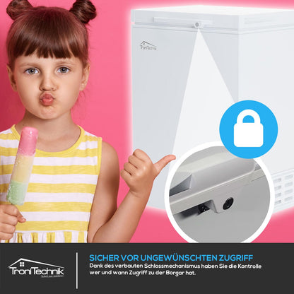 Tronitechnik BORGAR PRO 2in1 Gefriertruhe Kühltruhe 110L Weiss