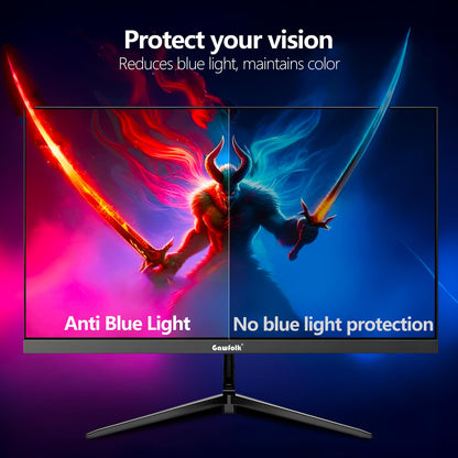 Gawfolk Gaming Monitor 27 Zoll QHD 120Hz IPS – Schwarz