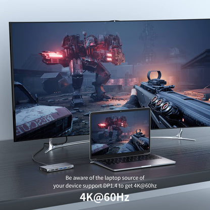 UtechSmart Triple Display 12 in 1 USB C Docking Station