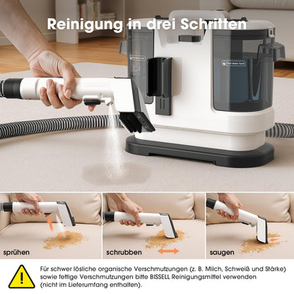 Welsauber Waschsauger Nasssauger Teppich- Polsterreinigungsgerät