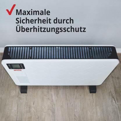 Hecht Elektroheizung – Neu, Fernbedienung, 3 Stufen, Thermostat