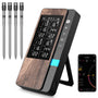 Pakinui Fleischthermometer kabellos 4er-Pack mit Bluetooth und App, Sonden aus Edelstahl