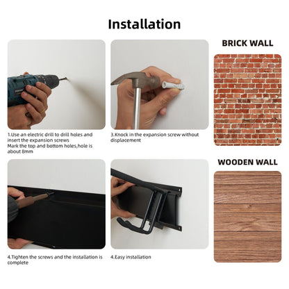 Sinoer Garagen-Wandregal Werkzeug-Management – 12 Haken