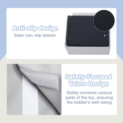 Softbausteine Kletter-Set – 4-teilig mit verlängerter Rampe