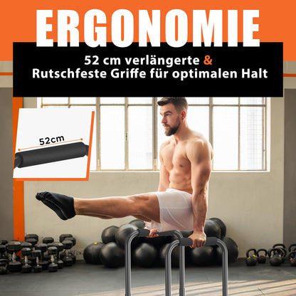 DH FitLife Dip Barren Calisthenics - Verstellbar 80-90 cm
