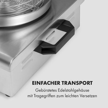 Klarstein Wurstfabrik Pro 550 Hot Dog Maker – Silber