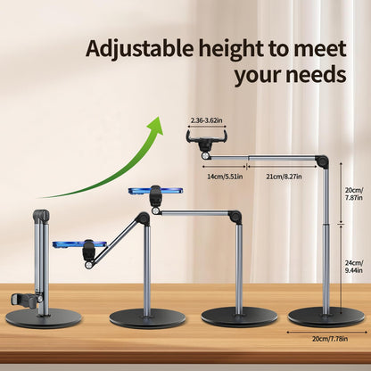 yAyusi B91 Overhead Handy Stativ Tisch mit verstellbarem Metallarm