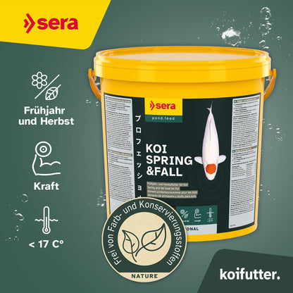 sera KOI Professional Koifutter <17°C Frühjahr/Herbst 7 kg