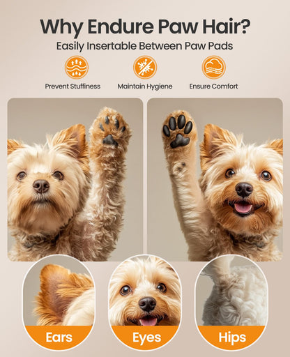oneisall Hundeschermaschine 2-in-1 mit Pfotentrimmer, leise