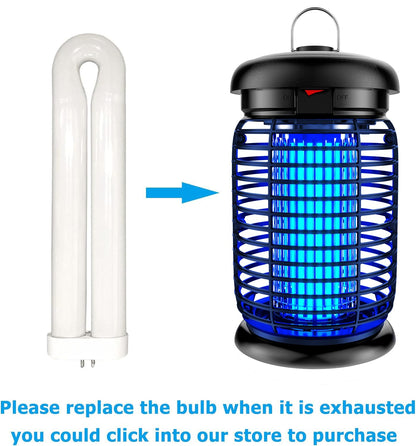 WUEAOA Insektenvernichter elektrisch, UV-Mückenlampe 4200V mit LED