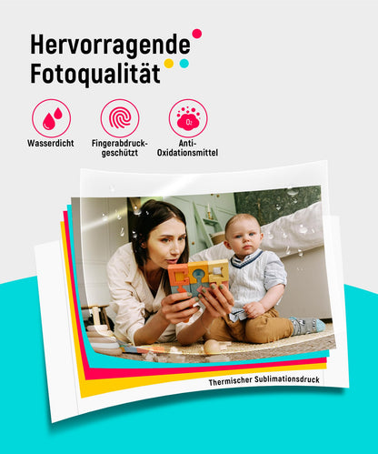 Liene Handy Fotodrucker 10x15 cm – Inkl. Papier/Patrone Set