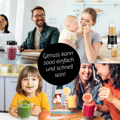 GOURMETmaxx Nutrition Mixer Blender - 11-tlg. Zubehör