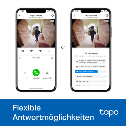 Tapo D235 Video-Türklingel mit 2K 5MP Kamera und Farb-Nachtsicht