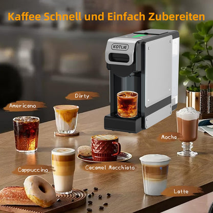 KOTLIE ST-550 Multi-Kapsel Kaffeemaschine 4-in-1, 19 Bar