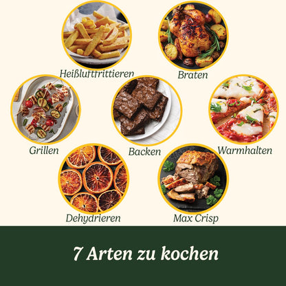 Cuisinart XXL Heissluftfritteuse 10.4 L, Zweizonen-Airfryer, PFAS-frei