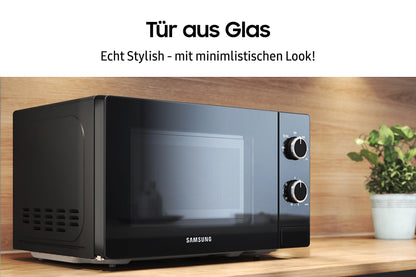 Samsung Solo-Mikrowelle MS20A3010AH/EG - Weiss/Schwarz