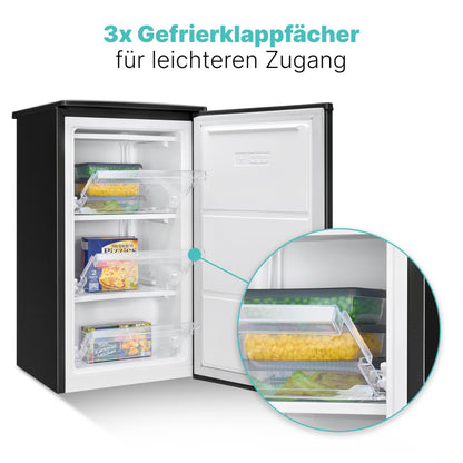 Bomann GS 7256 Mini Tiefkühlschrank 60L – Schwarz