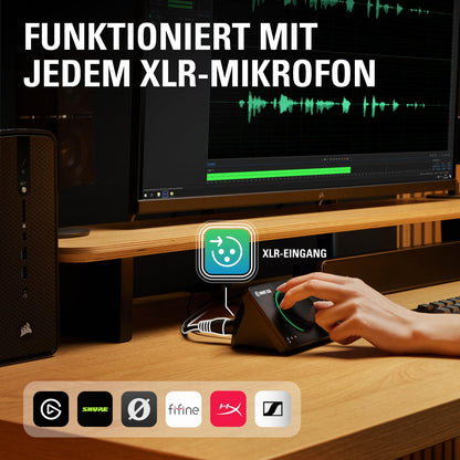 Elgato Wave XLR MK.2 USB-Audio-Interface mit DSP und 80 dB Gain
