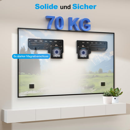 Supcline Ultra Slim TV Wandhalterung – 42-100 Zoll, 0.8cm Flachprofil