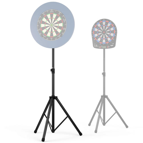 KOTO Heavy Duty Dartständer für Sisal- & elektronische Dartscheiben mit drei Standbeinen und schlankem Rohrdesign